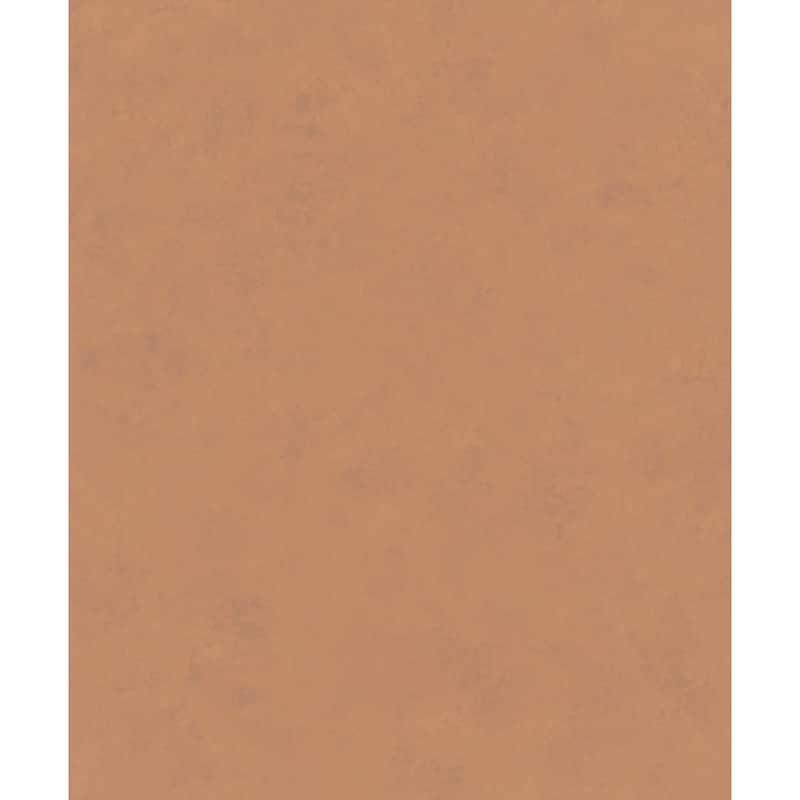 Galerie Wallcoverings Terra Collection Plaster Effect Matte Finish Clay Ink on Non-woven Wallpaper Roll - 33-feet long x 21-inches wide - Orange