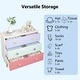preview thumbnail 15 of 38, Kids 3 Drawer Dresser, Baby Nightstand for Bedroom,Storage Cabinet for Toddler Child for Living Room,Toddler Room, Nursery