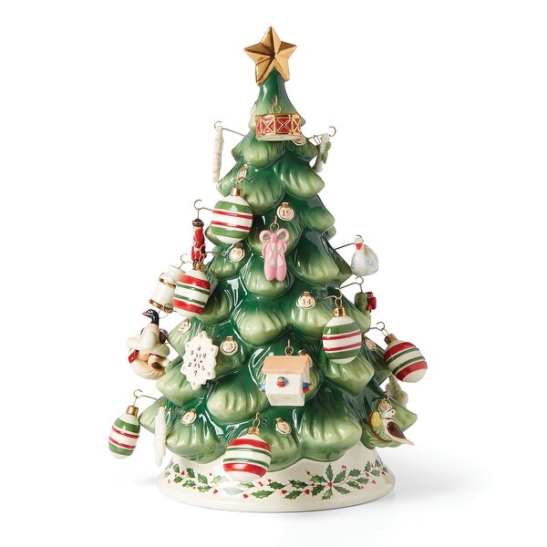 Lenox Treasured Traditions Advent Calendar Tree & Ornaments 25