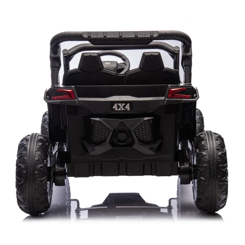 24V 2-Seater Kids Ride On UTV W/Parents Remote Control,4-Wheel Suspension,Slow Start,Large wheel,Anti-collision bar,LED