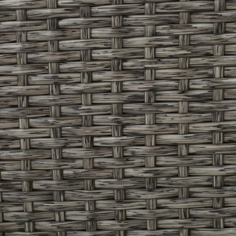 Puerta Outdoor Wicker 3-piece Swivel Chat Set with Cushions by Christopher Knight Home