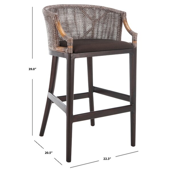 safavieh wicker bar stools