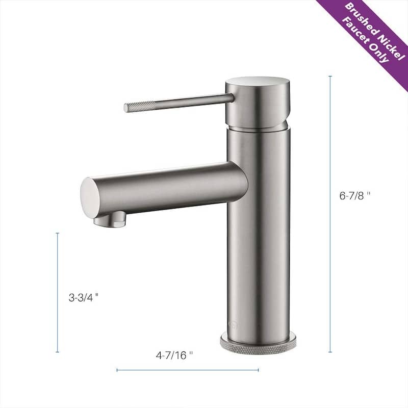 Luxury Solid Brass Single Hole Bathroom Faucet