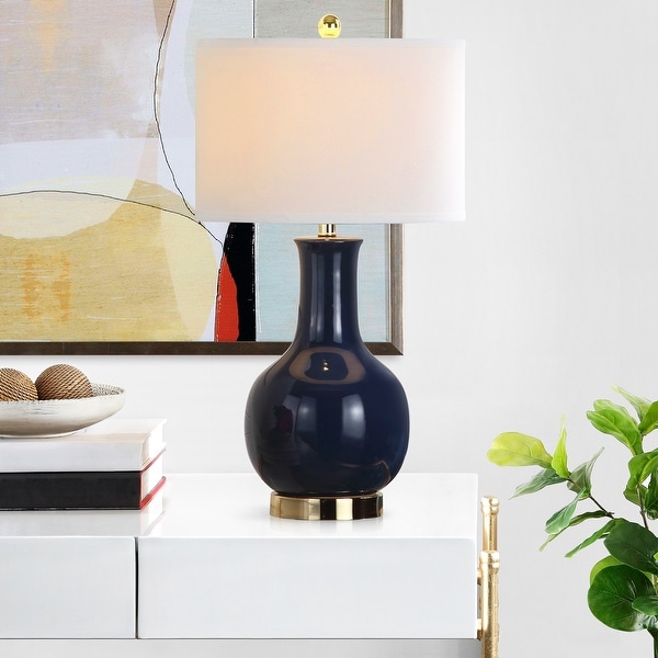 royal blue table lamp