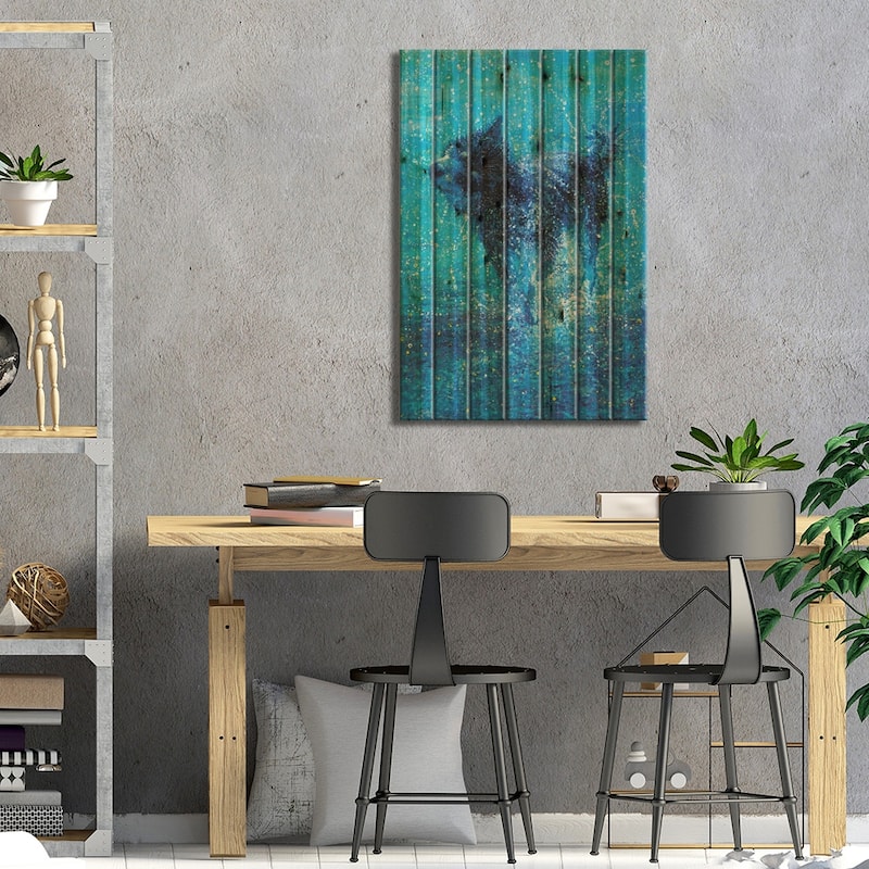 Kookoo Print On Wood by Iris Scott - Multi-Color