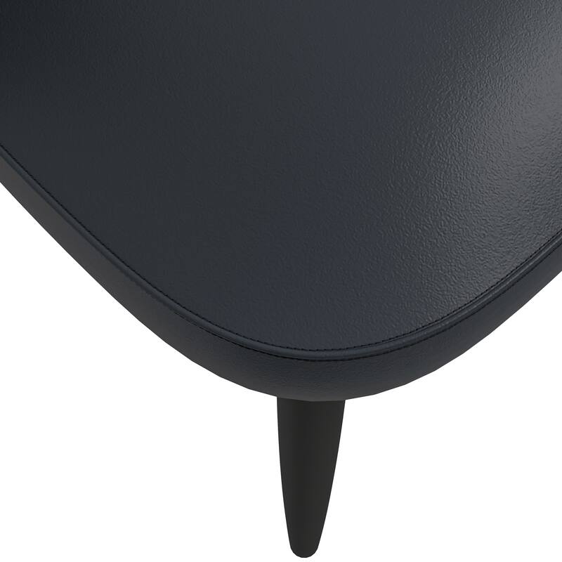 Upholstered Dining Chair in Leather/Fabric/Boucle with Wood Legs Set of 4 Paradiso Collection