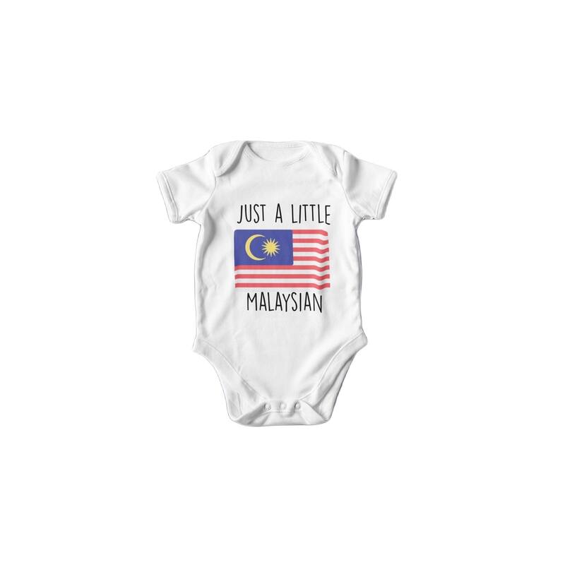 Malaysia - Baby Boy Girl Clothes Infant Bodysuit Funny Cute Newborn - White - Newborn
