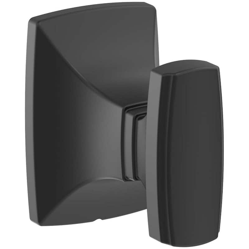 Amerock Highland Ridge Single Robe Hook - Matte Black