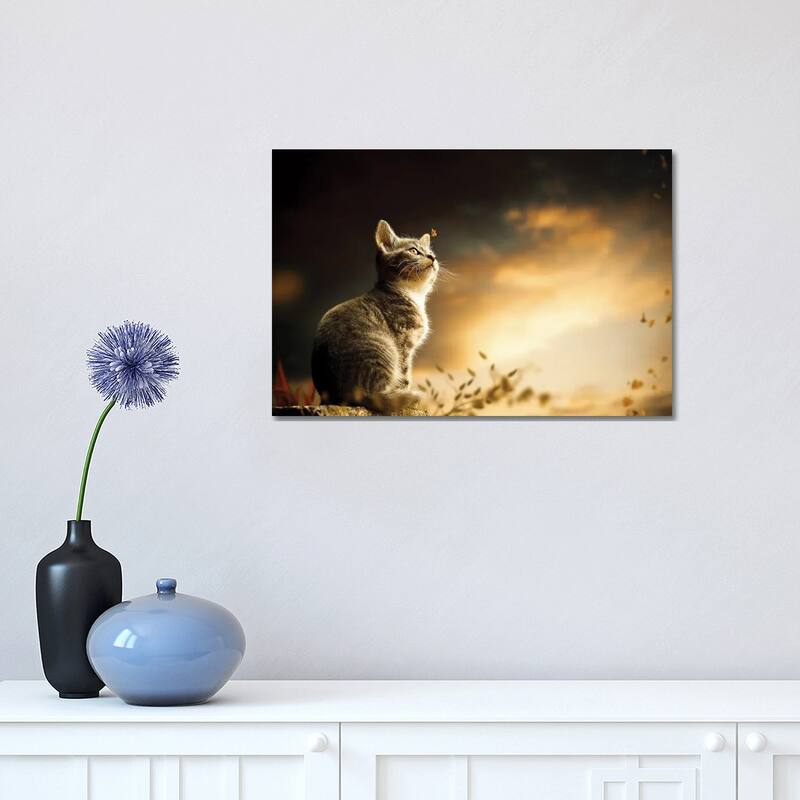 iCanvas "Cat" by Milos Karanovic Canvas Print - 12x18x1.5