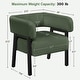 preview thumbnail 12 of 14, Yaheetech Corduroy Accent Chair with Solid Wood Legs for Living Room, Bedroom