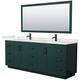 Option Green / White Quartz Top / Matte Black Hardware