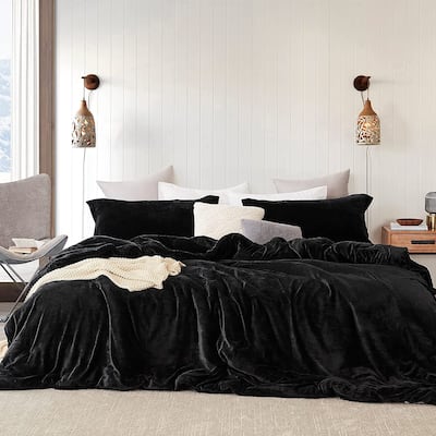 Coma Inducer Oversized Comforter Set - The Original Plush - Black