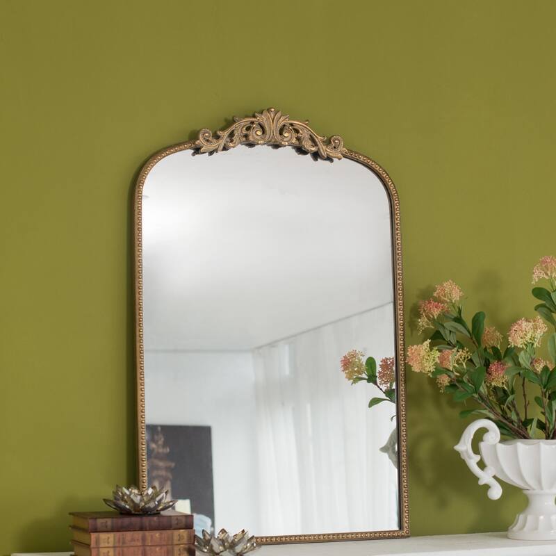 Baroque style living room mirror