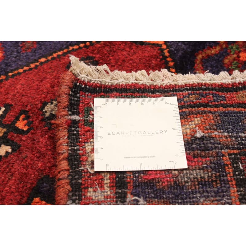 ECARPETGALLERY Hand-knotted Anadol Dark Red Wool Rug - 3' 7" x 6' 2"