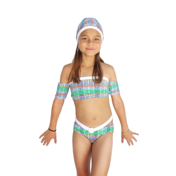 young girls in bathing suits