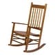 preview thumbnail 21 of 57, Porch & Den Steeplechase Genuine Hardwood Porch Rocker Chair Light Oak