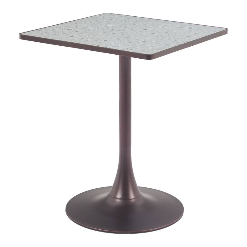Spot Bistro Table Gray & Bronze - Gray/Bronze