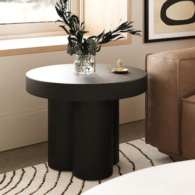 Modrest Bruni - Modern Black Concrete End Table
