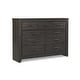 preview thumbnail 8 of 38, Signature Design by Ashley Brinxton Urban Charcoal Dresser