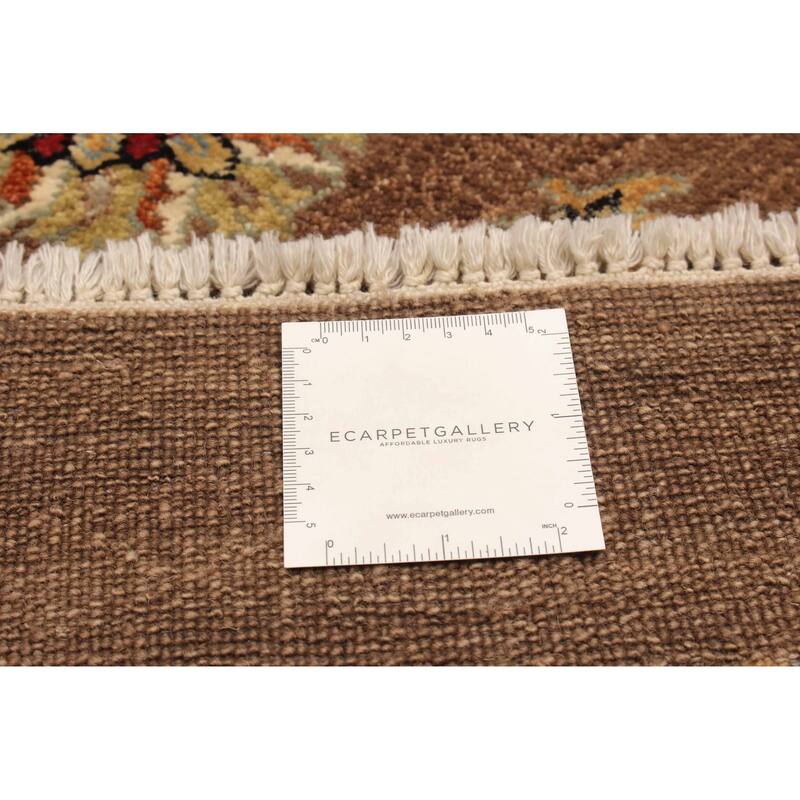 ECARPETGALLERY Hand-knotted Jamshidpour Brown Wool Rug - 3'0 x 5'3