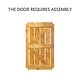 preview thumbnail 3 of 39, CALHOME Stained K Double DIY Barn Door W/ Hardware Kit