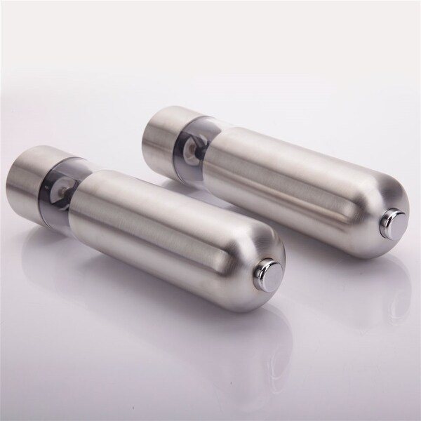 2pcs Electric Automatic Pepper Mills Salt Grinder