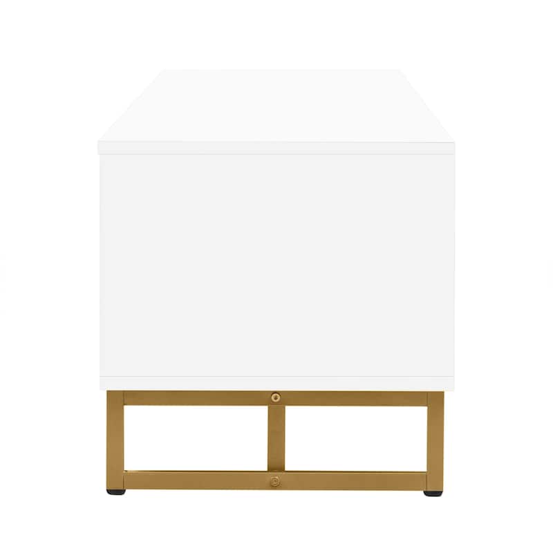 TV Stand for 65+ Inch TV, Entertainment Center TV Media Console Table