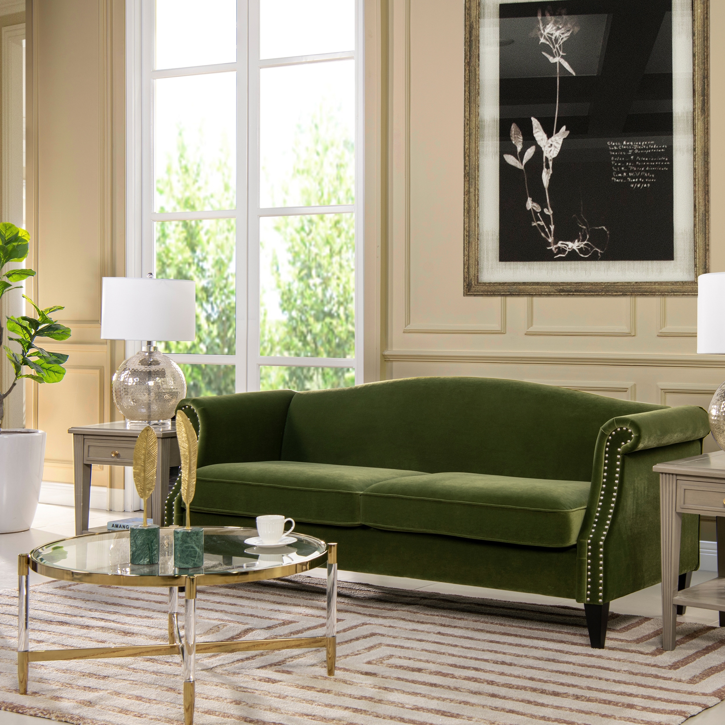 Jennifer taylor shop velvet sofa