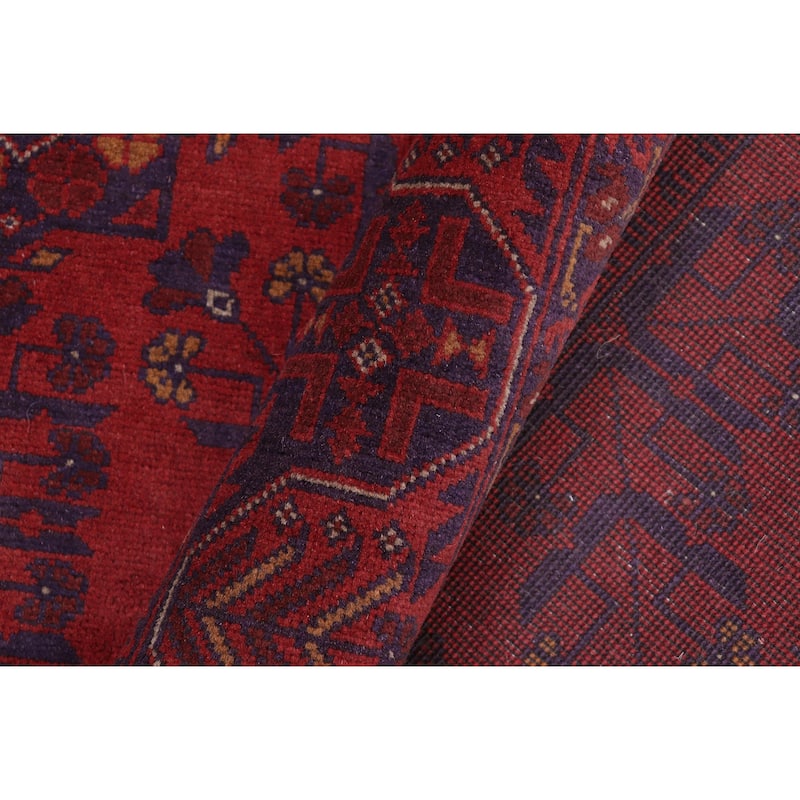 Southwestern Biljik Khal Mohammadi Sariyah Red/Blue Rug - 4'11'' x 6'5''