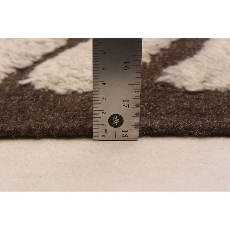 ECARPETGALLERY Hand-knotted Tangier Ivory Wool Rug - 8'10 x 11'10