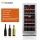 preview thumbnail 24 of 22, Ca'Lefort 15 inch 28 Bottle Built-in Dual Zone Wine Cooler Refrigerator