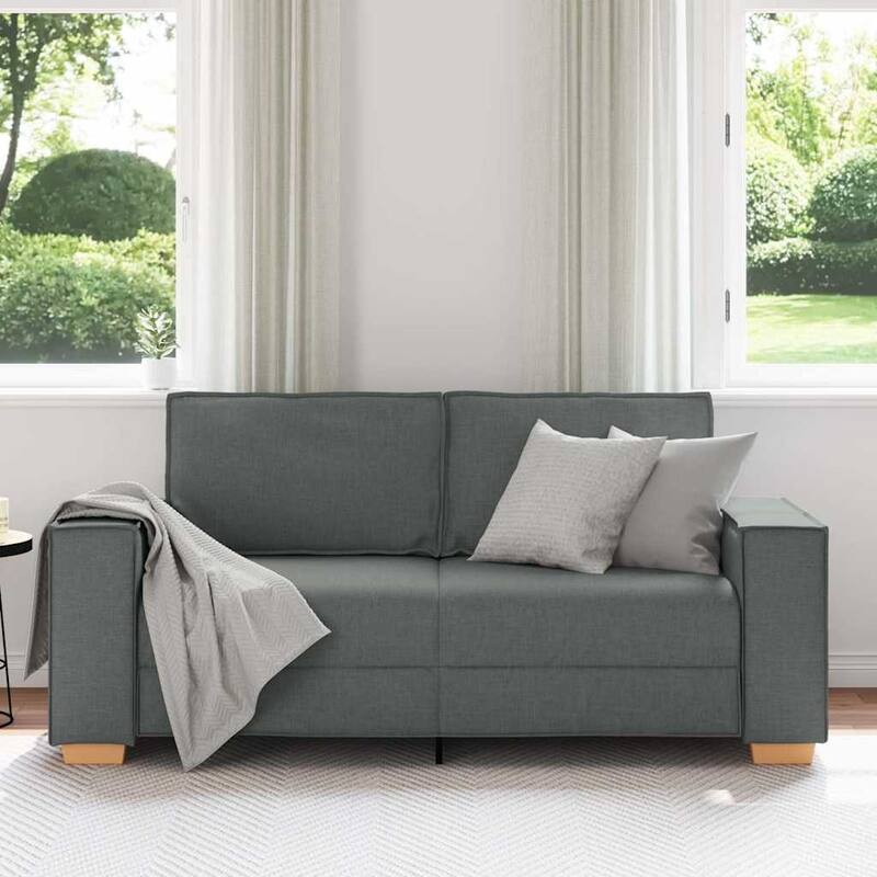 vidaXL Sofa Chair Dark Grey 23.6 " Fabric