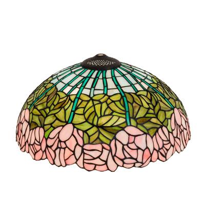 16 In. Wide Cabbage Rose Shade
