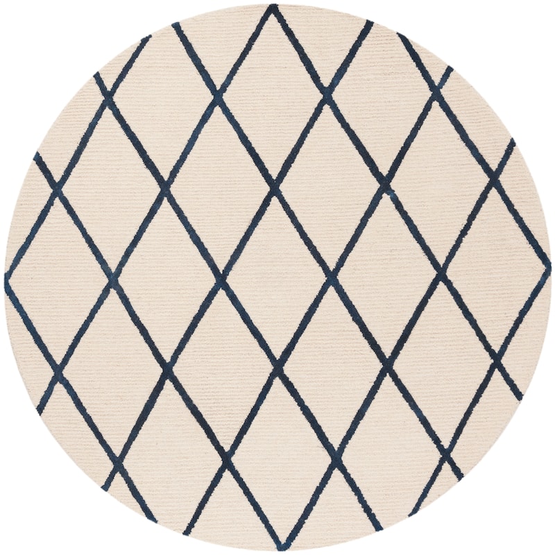 SAFAVIEH Handmade Blossom Zincuta Modern Floral Wool Rug