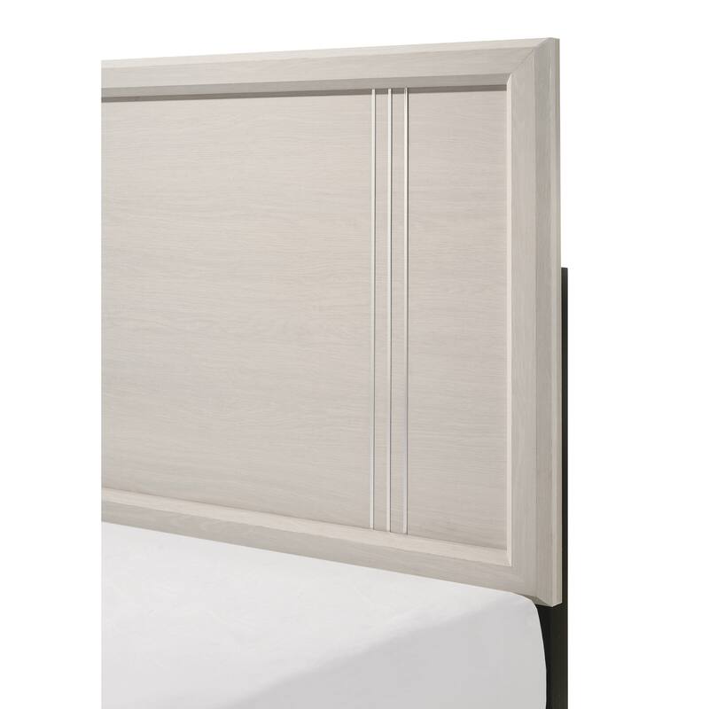 Contemporary 1pc Panel Bed Wooden Bedroom Furniture(Only Bed)