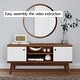 preview thumbnail 11 of 22, Living Skog TV Stand console for TV's up to 50'' Mid-century Modern Scandinavian