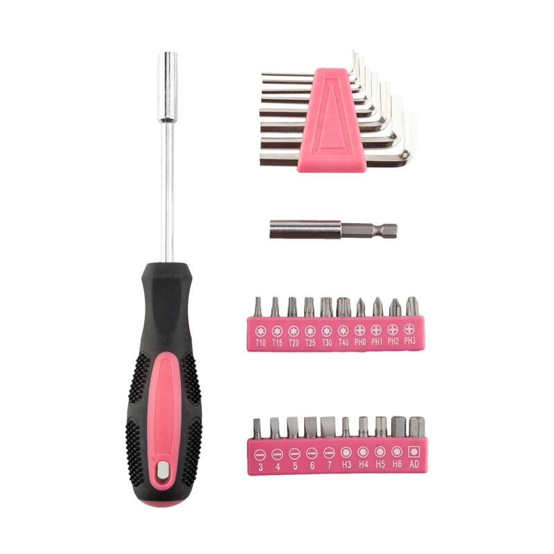 39PCS Hand Tool Set Common Hand Tool Kit, with Black Case