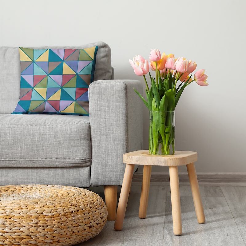 Triangle Triumph Decorative Throw Pillow