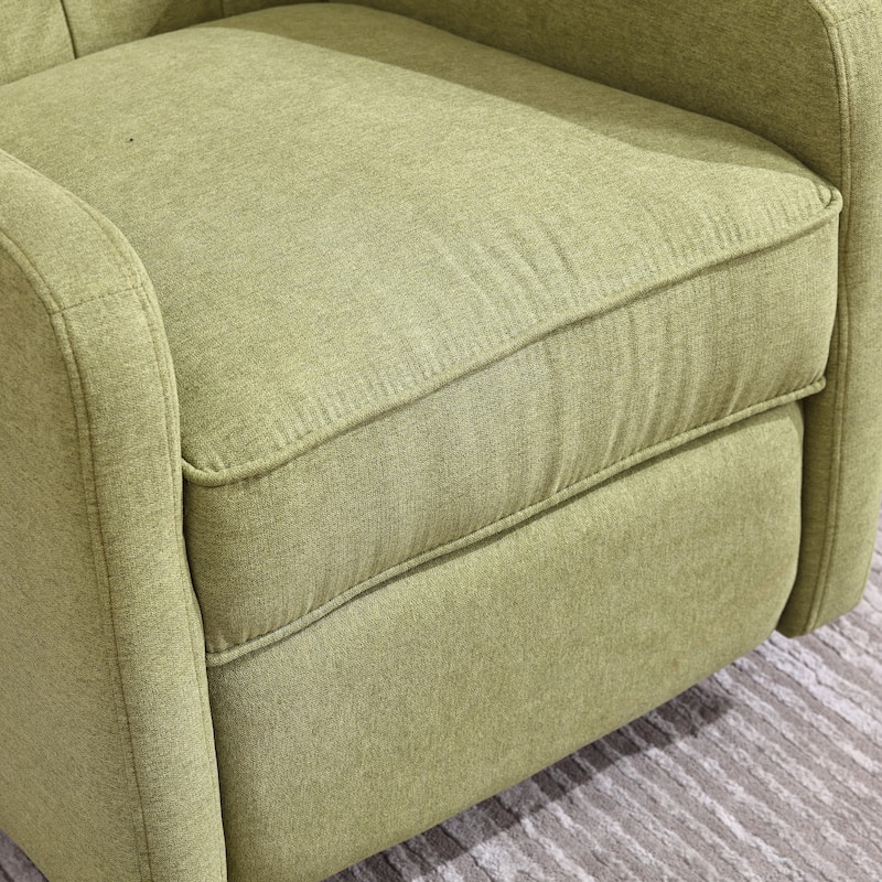 Swivel Recliner Lounge Chair with Footrest, Glider Motion & Ergonomic Design