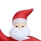 preview thumbnail 5 of 12, vidaXL Christmas Inflatable Santa Claus Holiday Decoration Ornament with LEDs