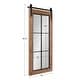 preview thumbnail 18 of 41, Kate and Laurel Cates Windowpane Framed Wall Mirror