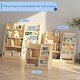 preview thumbnail 4 of 5, 4 Tier Kids Bookshelf Baby Toddler Book Rack Children Bookcase Toy Storage Organizer with 6 Sling Adjustable Shelf