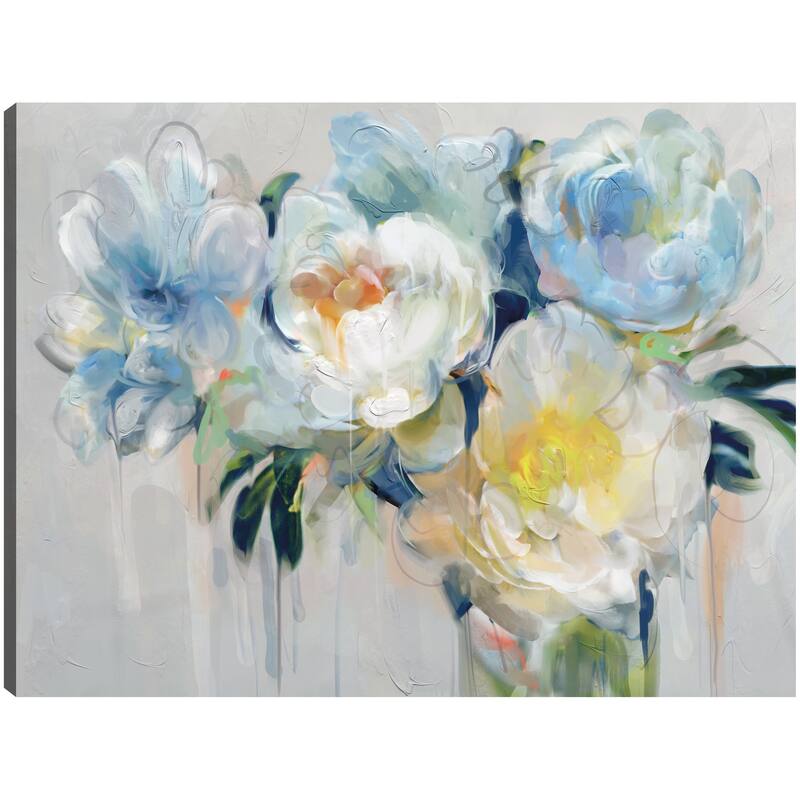 Floral Collage By Studio Arts Canvas Art Print