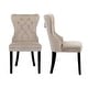 preview thumbnail 26 of 65, Grandview Tufted Upholstered Dining Chair (Set of 2) with Nailhead Trim and Ring Pull
