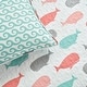 preview thumbnail 6 of 7, Taylor & Olive Lums Whale Print 5-piece Quilt Set