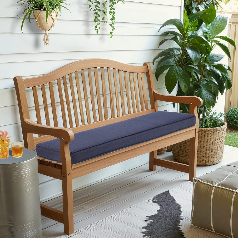 Aoodor Outdoor Solid Bench Cushion - 46"L x 18"W