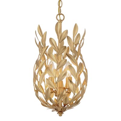Crystorama Lighting Group 563 Broche 3 Light 10" Wide Taper Candle