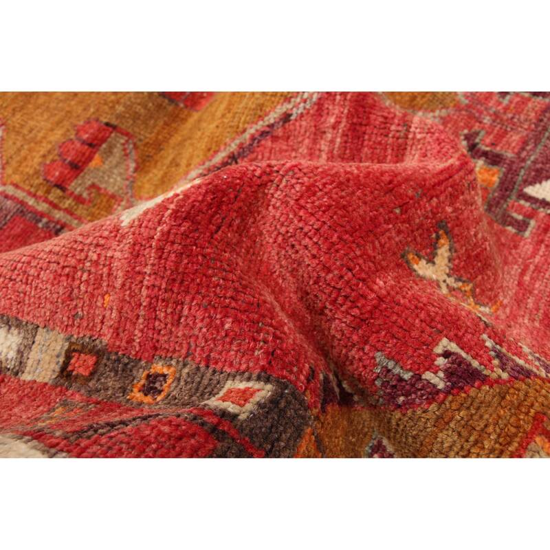ECARPETGALLERY Hand-knotted Konya Anatolian Red Wool Rug - 5'1 x 9'5