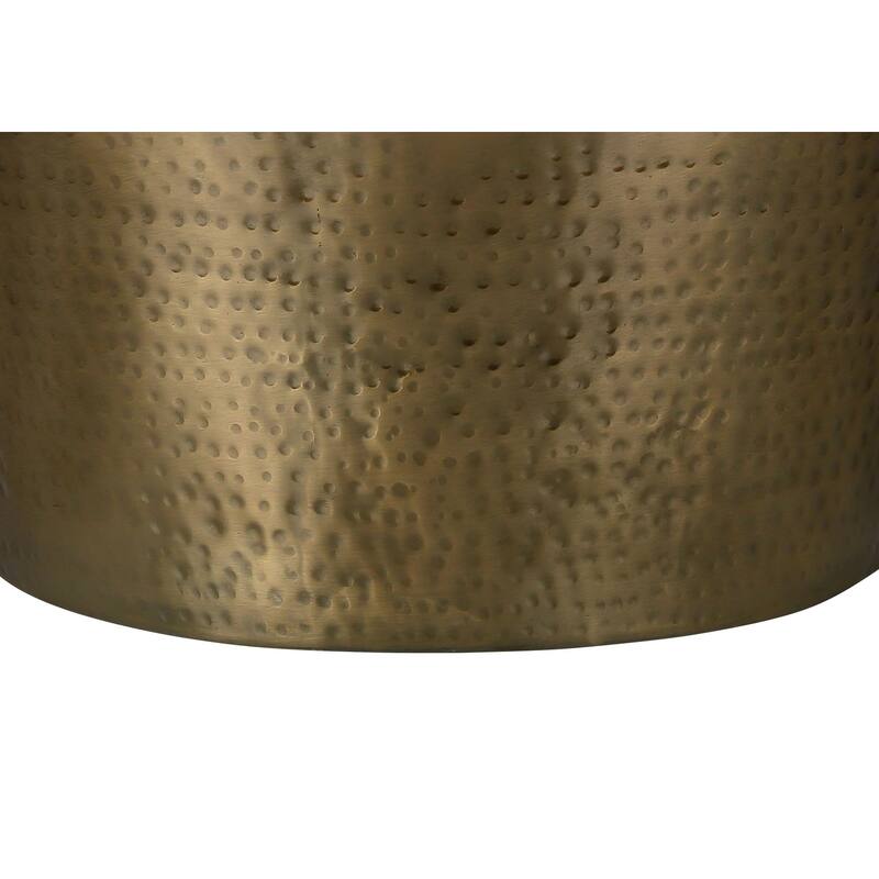 Accent Table, Drum, Side, End, Nightstand, Lamp, Living Room, Bedroom, Metal, Contemporary, Modern