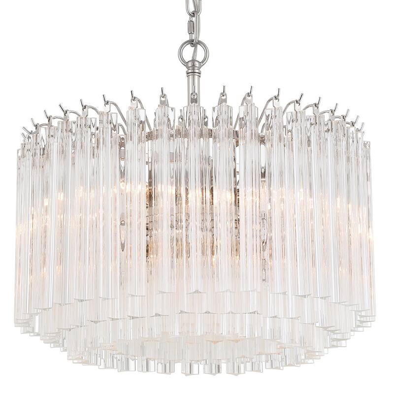 Crystorama Lighting Group LOF-5005 Lofton 5 Light 18" Wide Pendant / - Polished Nickel